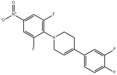 1-(2,6-difluoro-4-nitrophenyl)-4-(4-fluorophenyl)piperidine