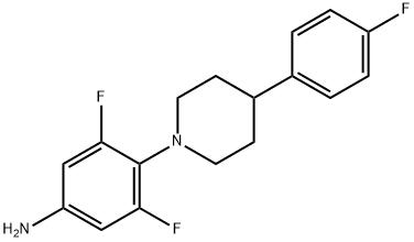 3,5-difluoro-4-(4-(4-fluorophenyl)piperidin-1-yl)aniline